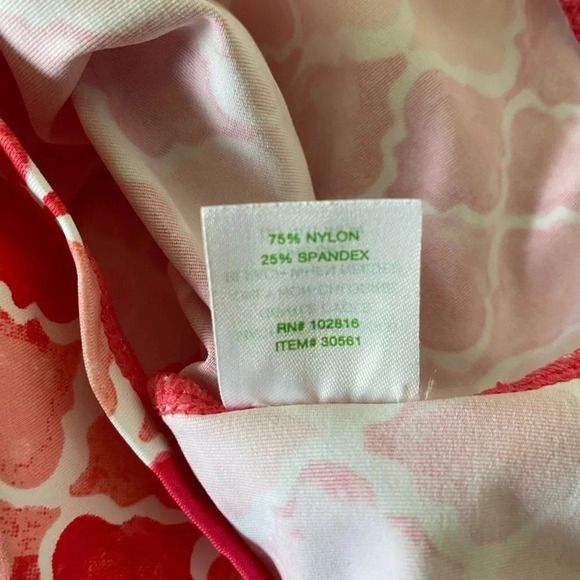 Garnet Hill Signature Rashguard Swim Long Sleeve Top in Pink Women’s Size Medium - Picture 9 of 9